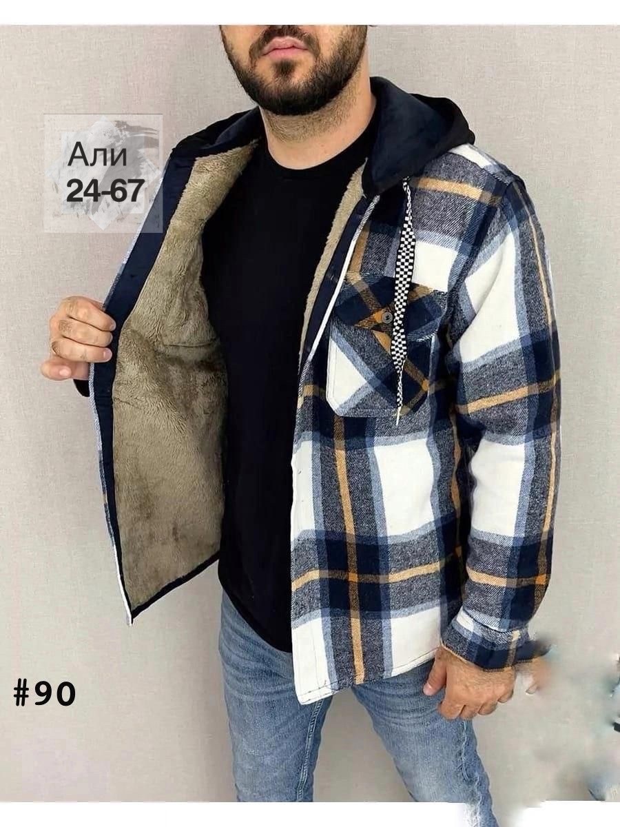 рубашка на меху,рубашка утепленная на меху зимняя в клетку,рубашка теплая мужская,рубашка на меху зимняя в клетку,куртка в клетку
