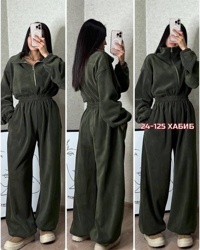 флисовый комбинезон,комбинезон на флисе,комбинезон велюровый женский,женский комбинезон хаки,флисовый комбинезон женский