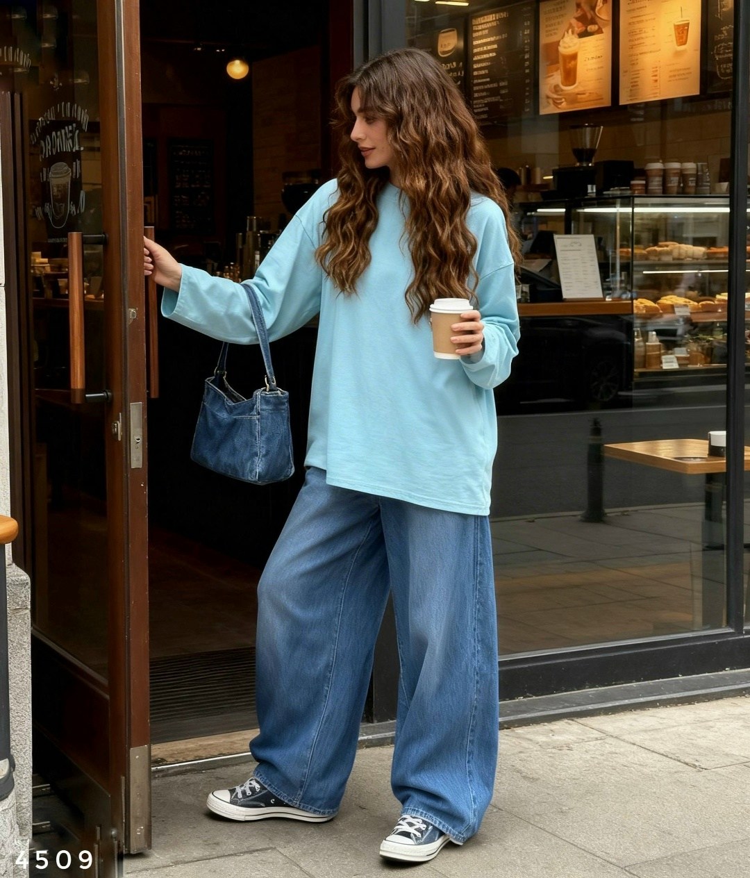 свитшот женская,женский свитшот оверсайз,голубой джемпер,модные наряды