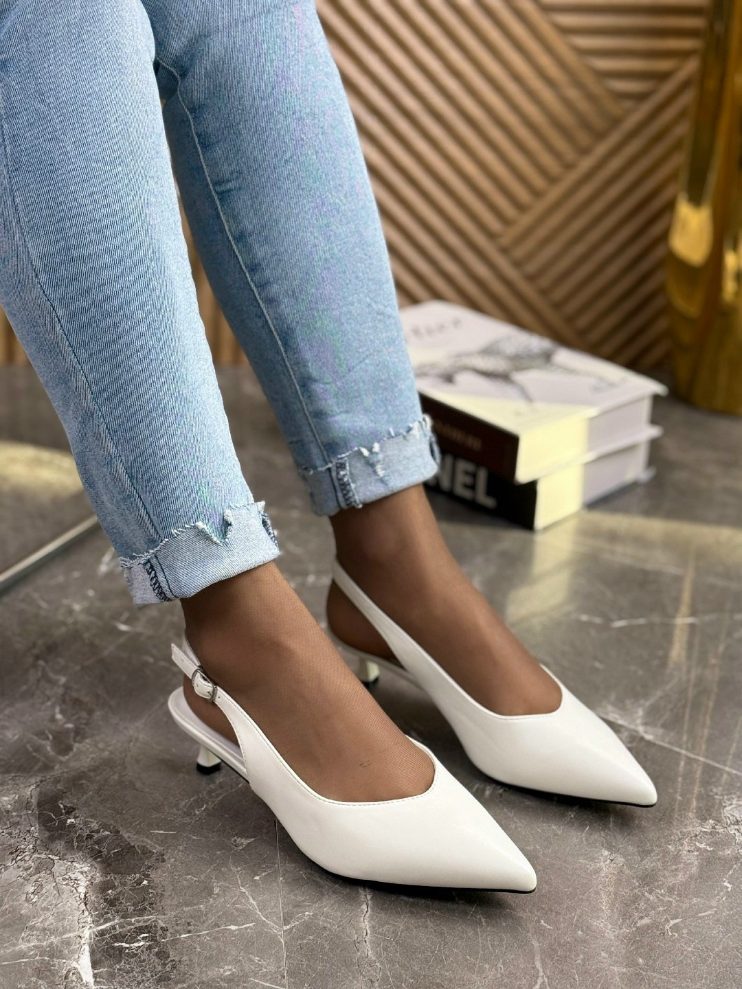 туфли с острым носом слингбэки открытая пятка millions fashion shoes 235102458,женская ,туфли лодочка,туфли лодочки женские,женские каблуки