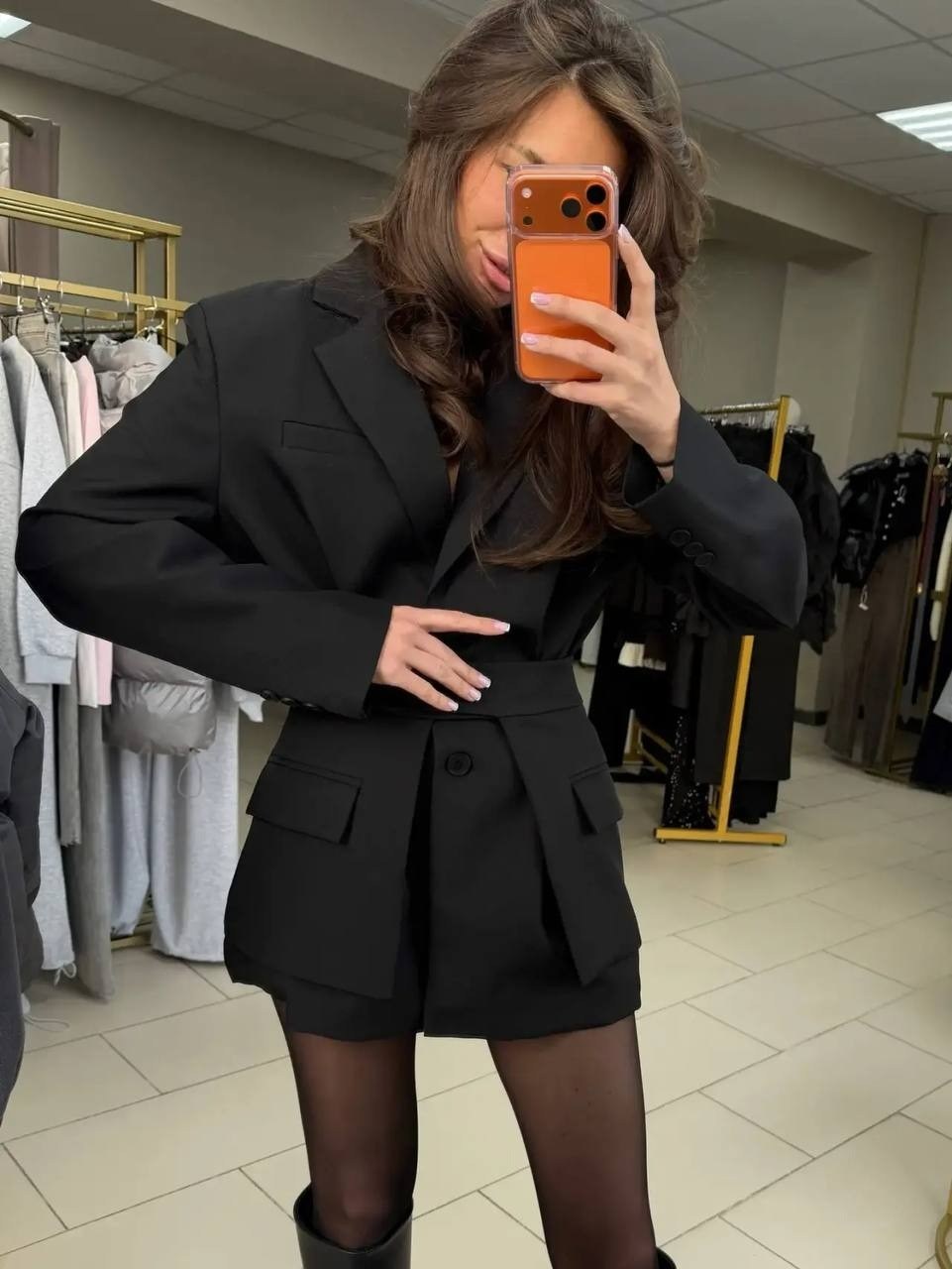 элегантный женский костюм,пиджак женский,жакет,жакет (пиджак) beauty annette a5386 черный,платье-пиджак