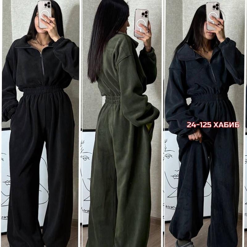 флисовый комбинезон,комбинезон на флисе,комбинезон велюровый женский,женский комбинезон хаки,флисовый комбинезон женский