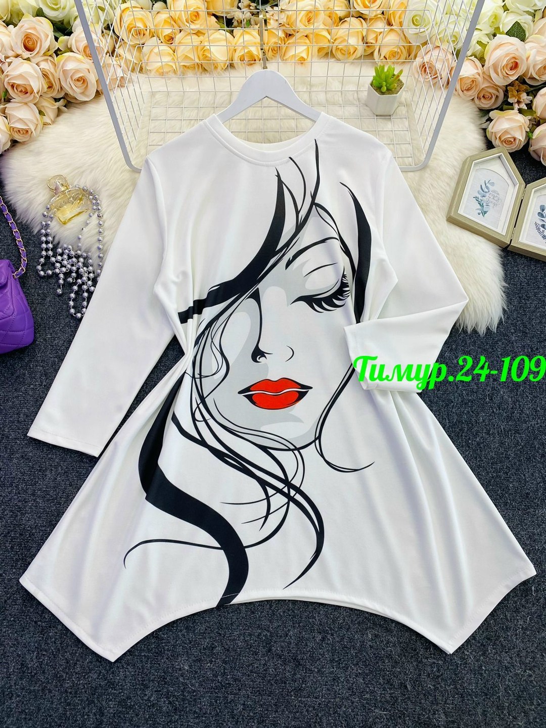 туника #22453366,женская туника,футболки женская,женская кофта,женская туника ткань крепун сублимация