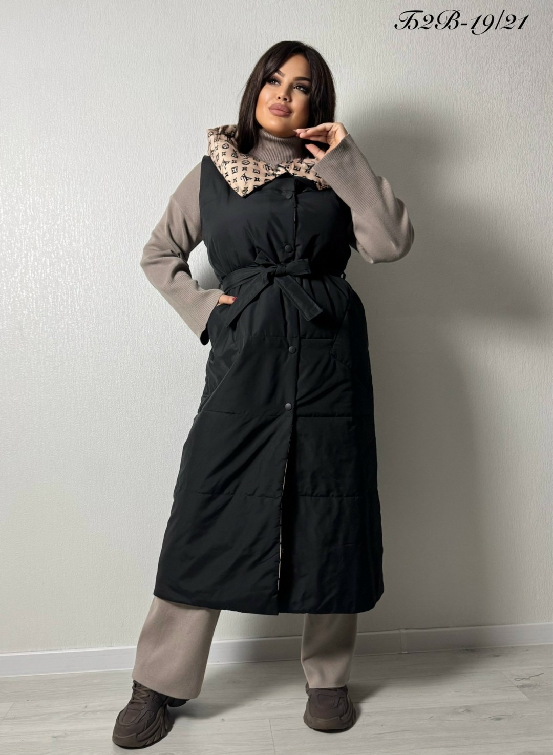 комбинированное пальто,комбинированное пальто шерсть с плащевкой,удлиненный жилет,стеганое пальто,жилетка женская