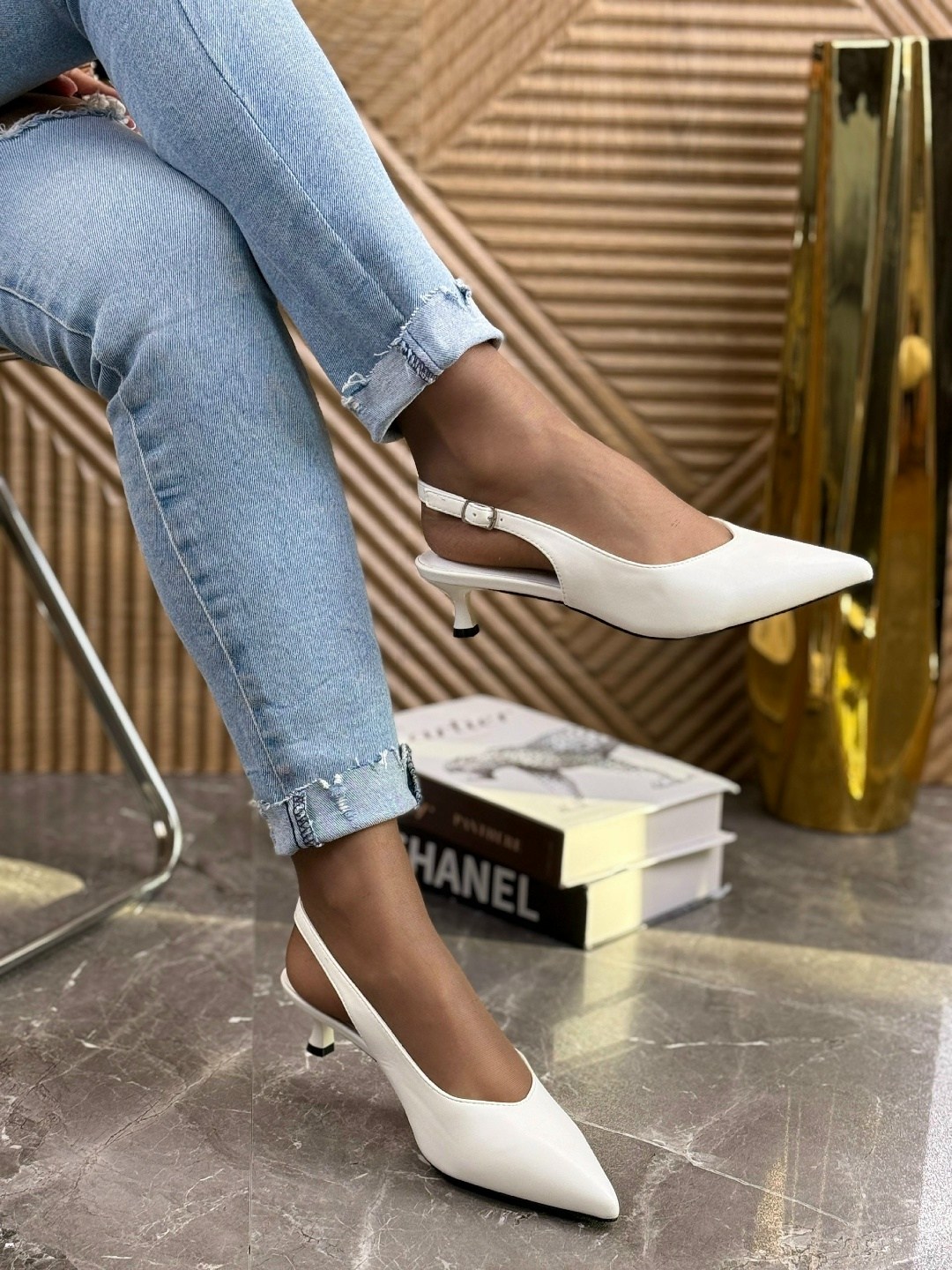 туфли с острым носом слингбэки открытая пятка millions fashion shoes 235102458,женская ,туфли лодочка,туфли лодочки женские,женские каблуки