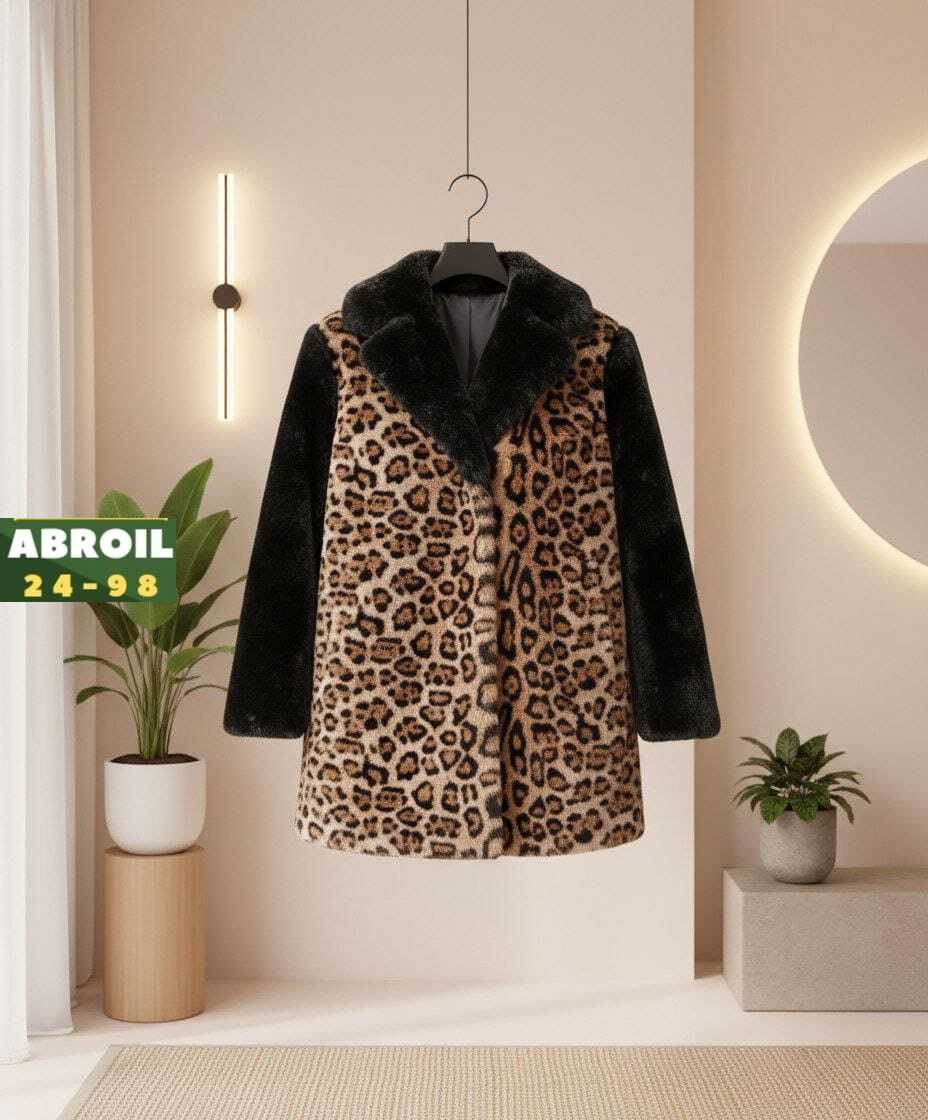 леопардова шуба,леопардовая шуба гесс,женская куртка из искусственного меха с леопардовым принтом,шуба леопард,дублёнка зимняя