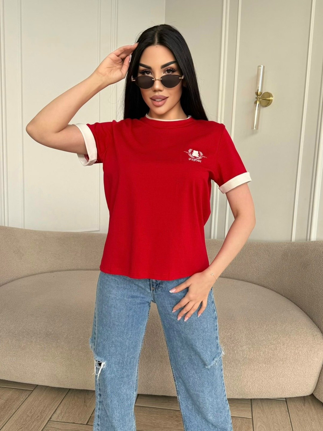 футболки женская,футболки для женщин,футболки женские с принтом,красная футболка,футболке