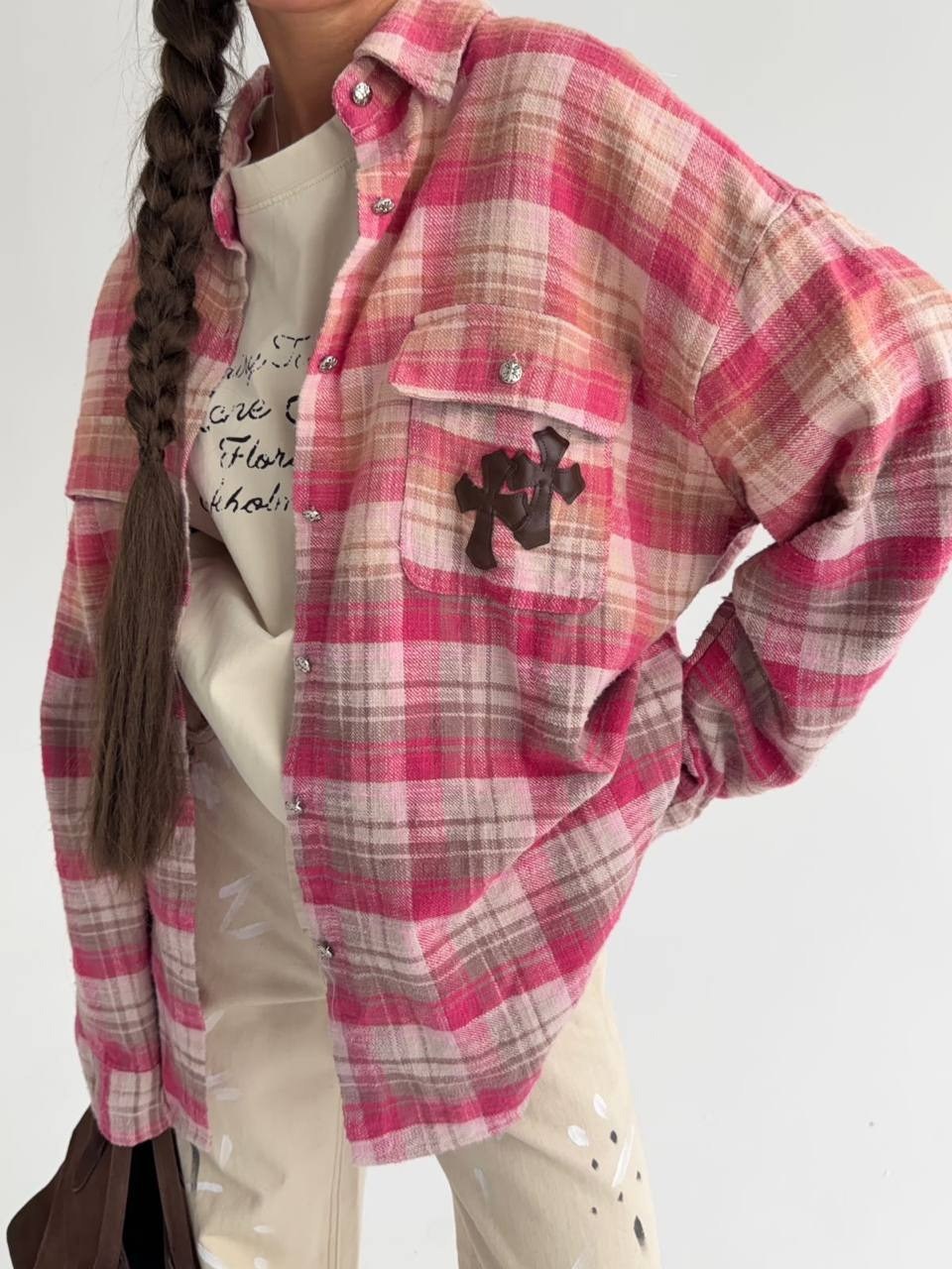 рубашка женская в клетку оверсайз,женская рубашка в клетку,рубашка в клетку,рубашка теплая оверсайз,рубашка женская в клетку теплая оверсайз с