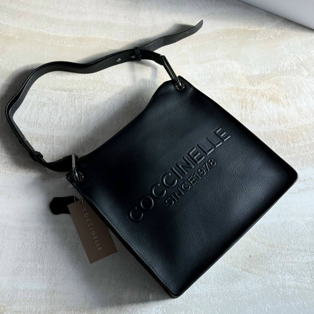 сумка coccinelle,сумка женская coccinelle e5 n15 53 01 01 чёрный,сумка женская coccinelle,coccinelle сумка на плечо,сумка женская coccinelle черная