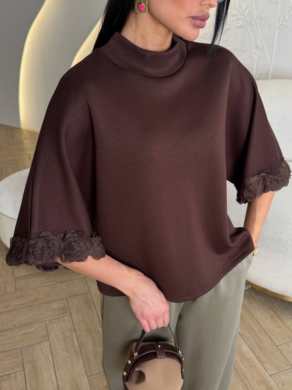 костюм с брюками и кофтой трикотажный оверсайз pavlotti,брючный костюм,костюм с брюками,трикотажная кофта,джемпер оверсайз