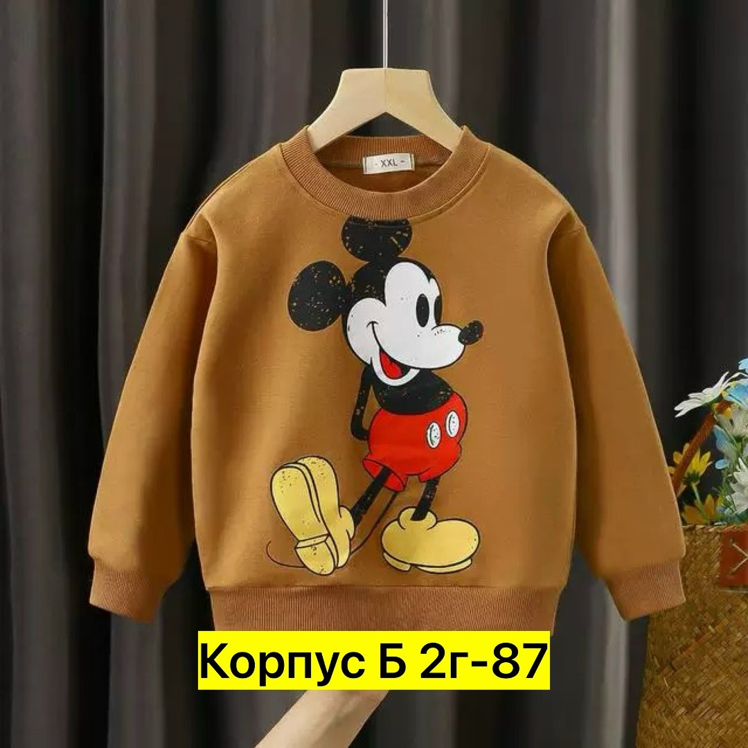 свитшот для мальчика и девочки,детские толстовки disney,свитшот с рисунком микки маус,детский свитшот,кофта микки маус детская