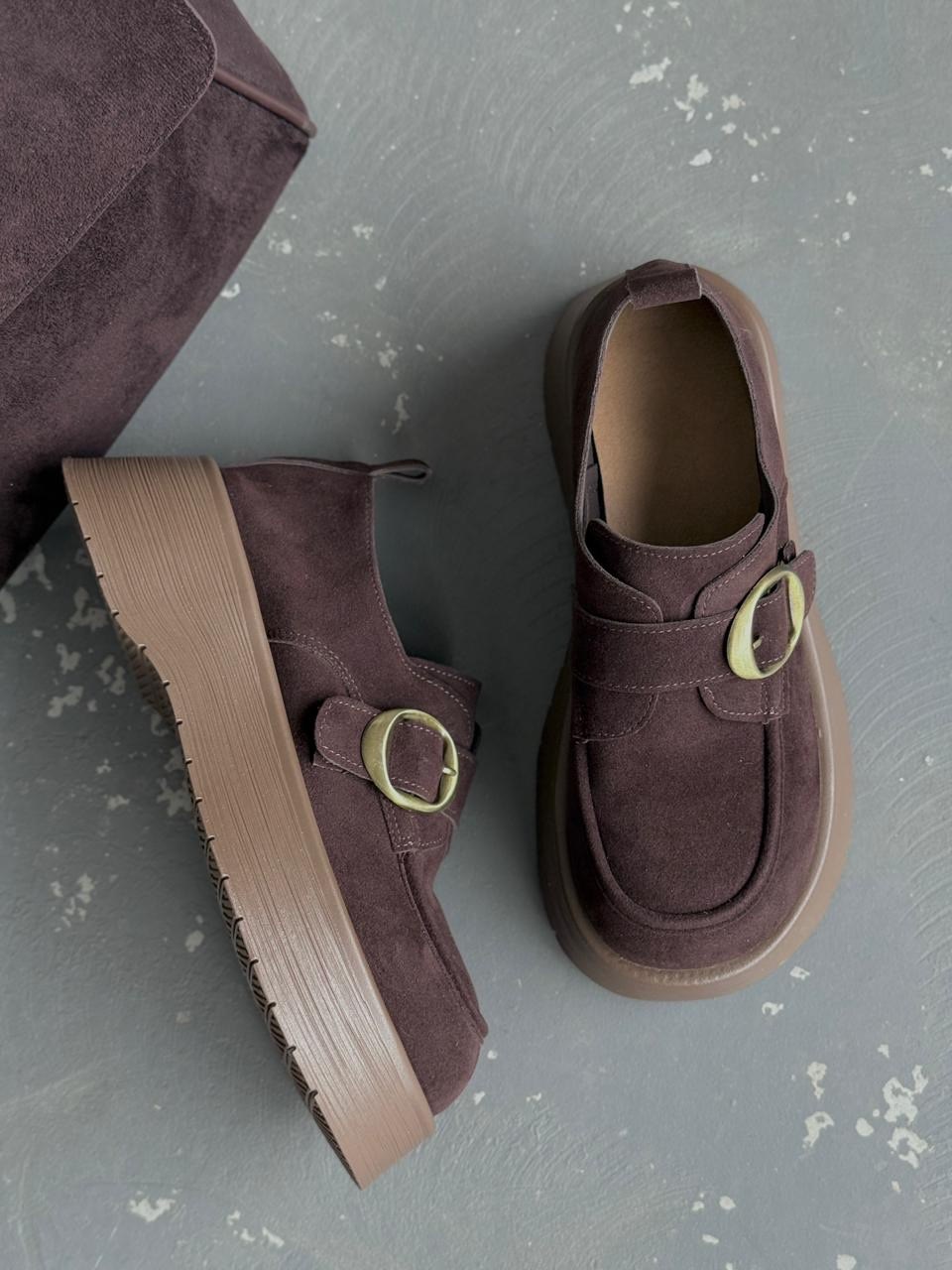 , повседневные, женская,лоферы замш,лоферы женские