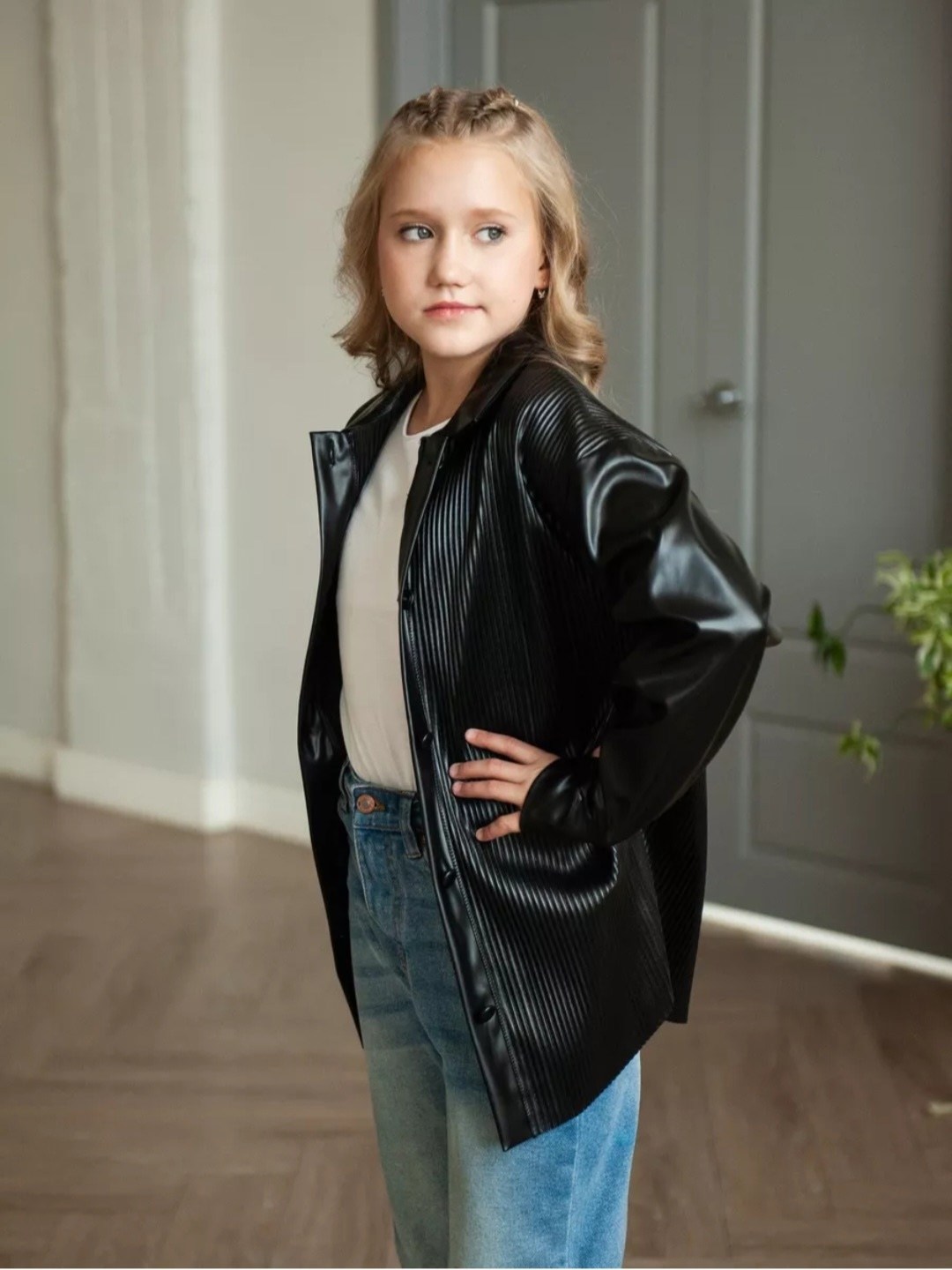 куртка кожаная,кожаная куртка для девочки,рубашка из экокожи,куртка косуха,рубашка кожаная