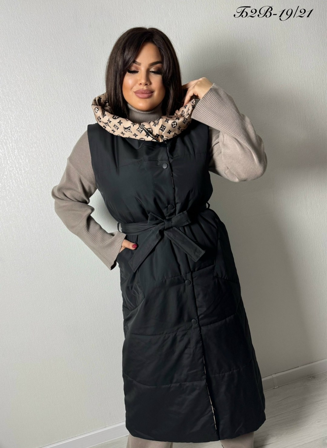 комбинированное пальто,комбинированное пальто шерсть с плащевкой,удлиненный жилет,стеганое пальто,жилетка женская