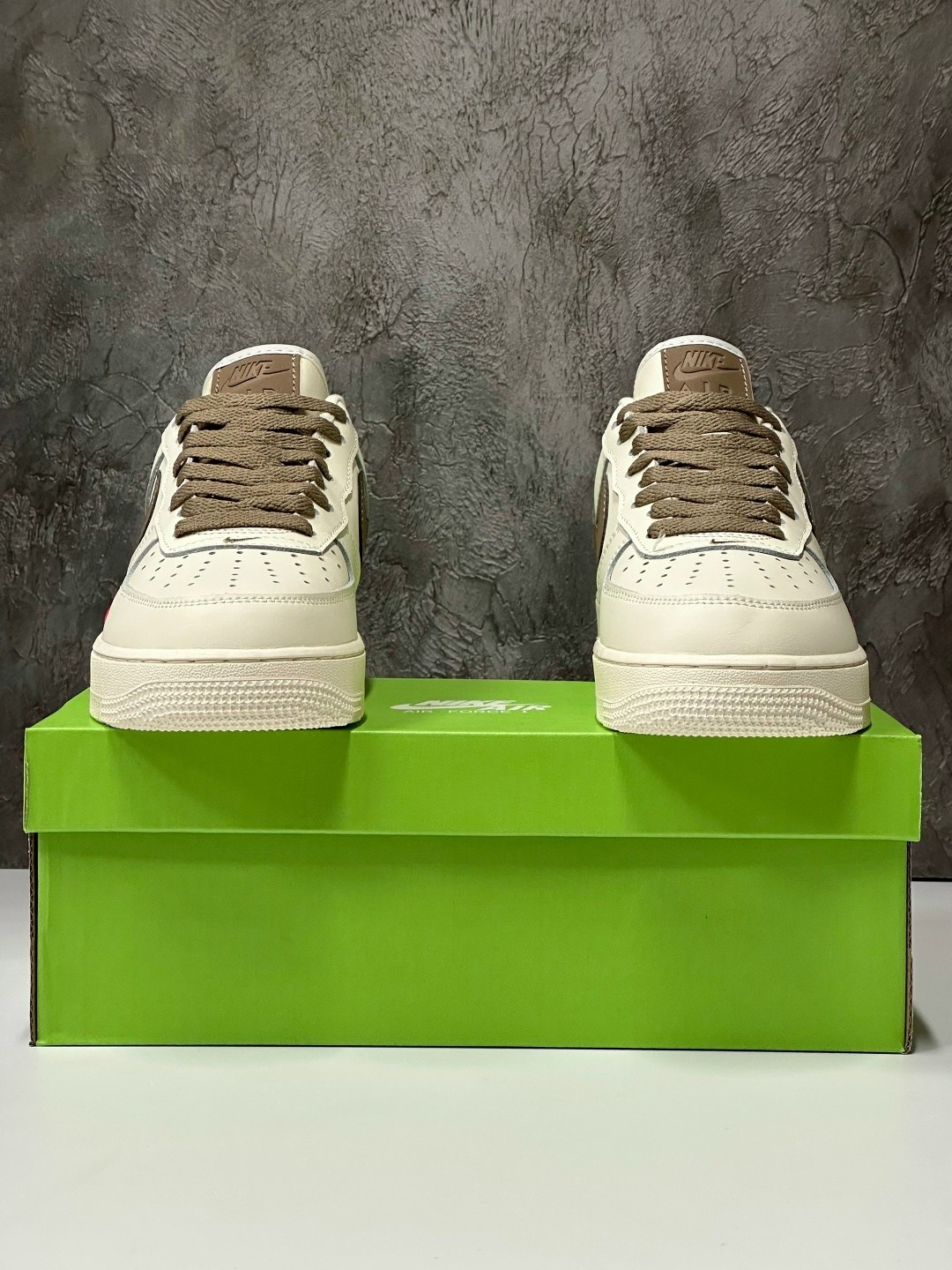 кроссовки nike air force 1,nike air force 1 low premium white brown,кроссовки nike air force,nike air force 1,кроссовки