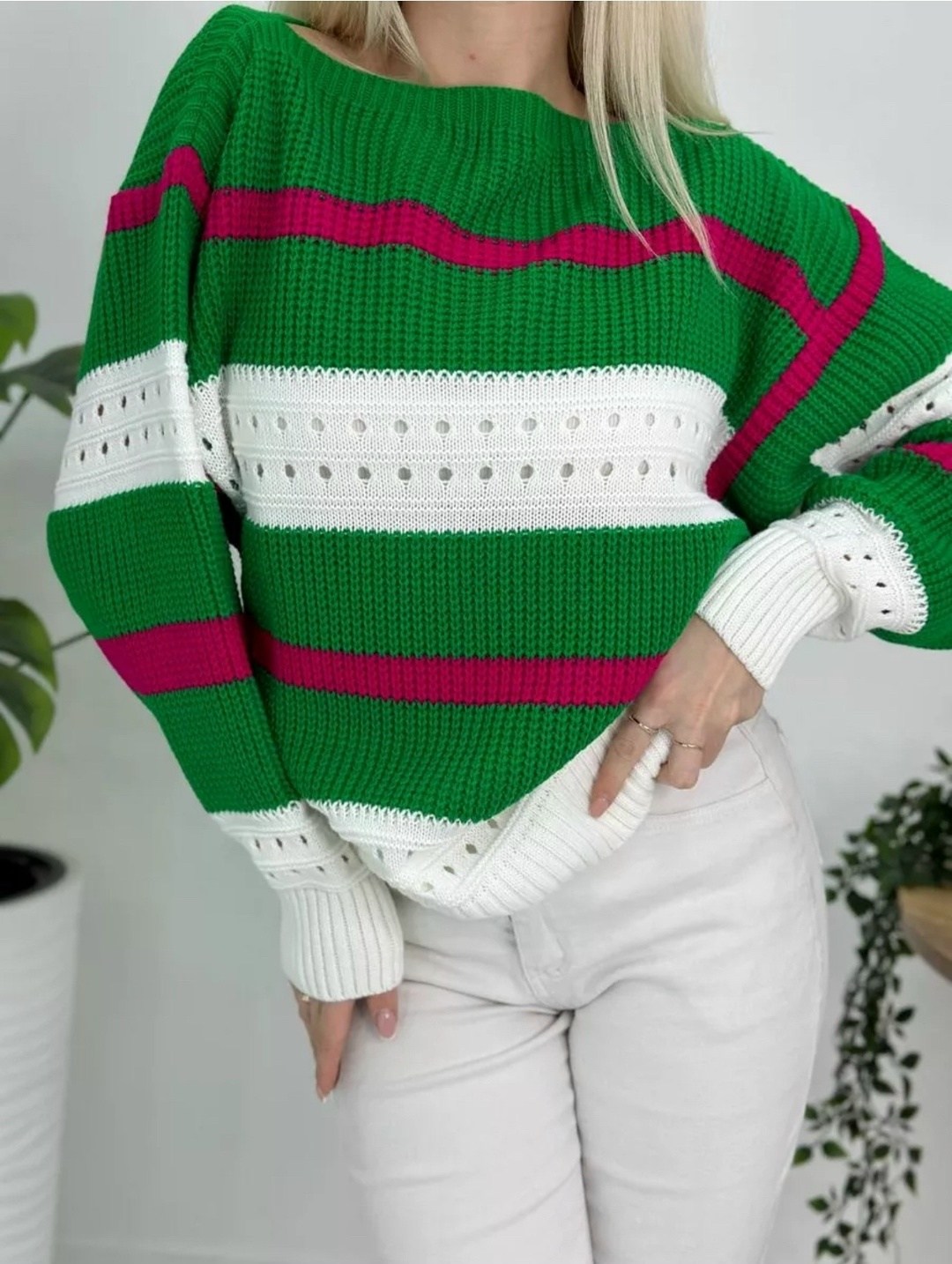 джемпер вязаный в полоску,женский свитер в полоску,свитер оверсайз в полоску вязаный,свитер в полоску,свитер вязаный в полоску
