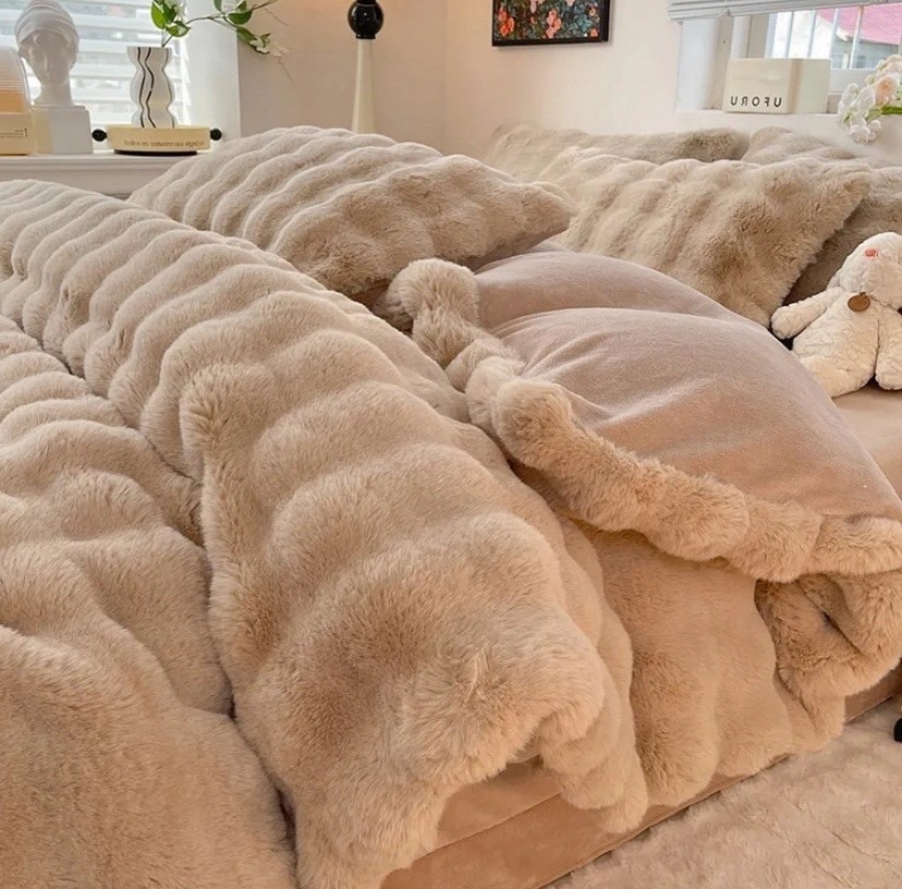пушистое одеяло,постельное белье комплект,плюшевое одеяло,теплое одеяло,меховой плед