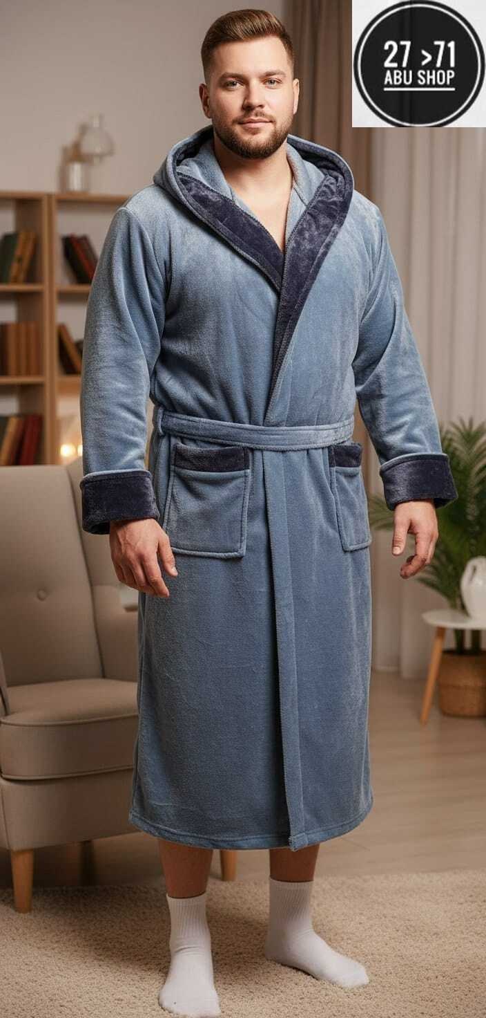 халат для бани мужской,халат с ворсом,махровый халат мужской,халат с капюшоном,мужской махровый халат с капюшоном