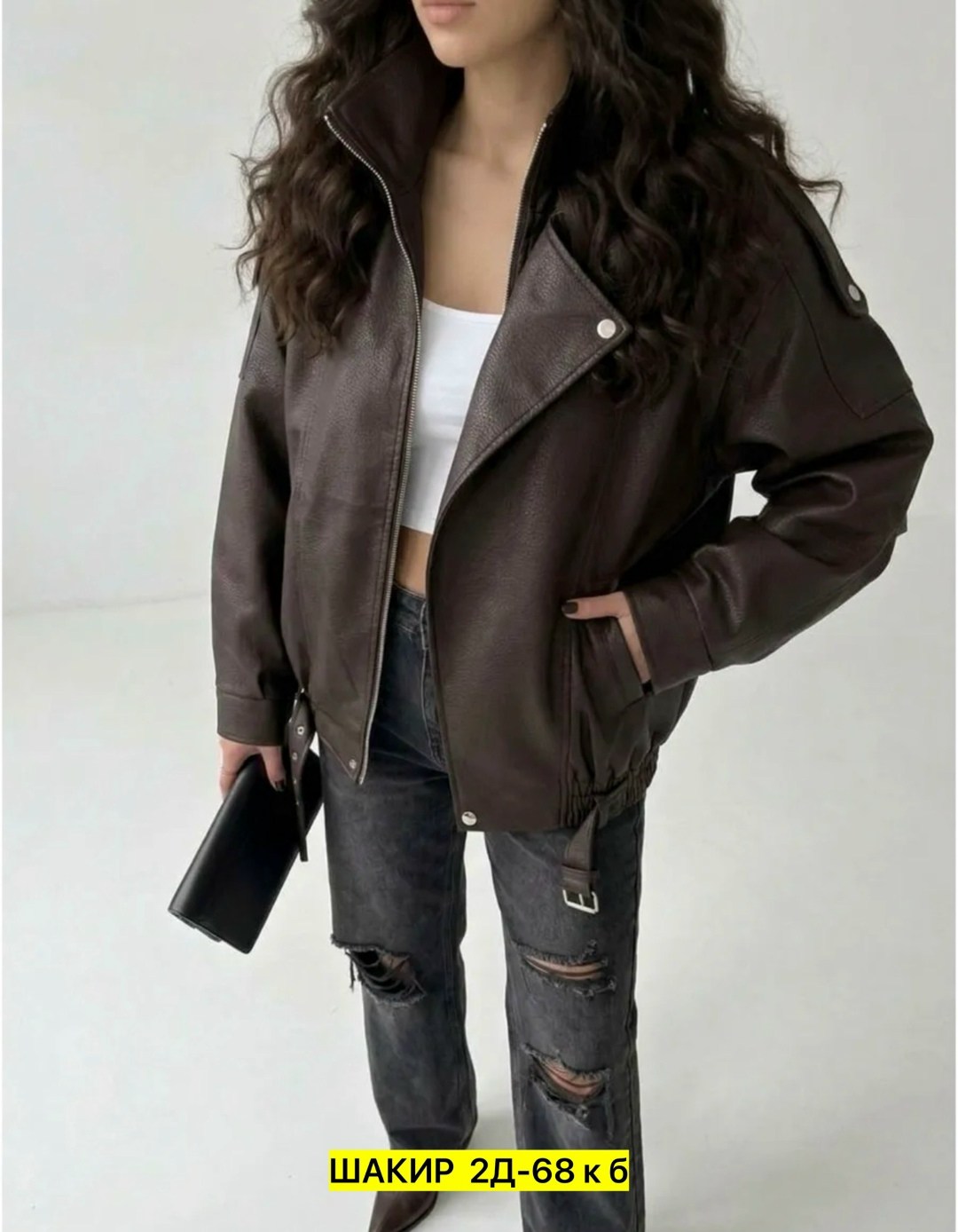 куртка бомбер оверсайз кожаная c&c fashion,косуха кожаная женская чёрного цвета,кожаная женская куртка,куртка косуха из экокожи,кожаная куртка косуха