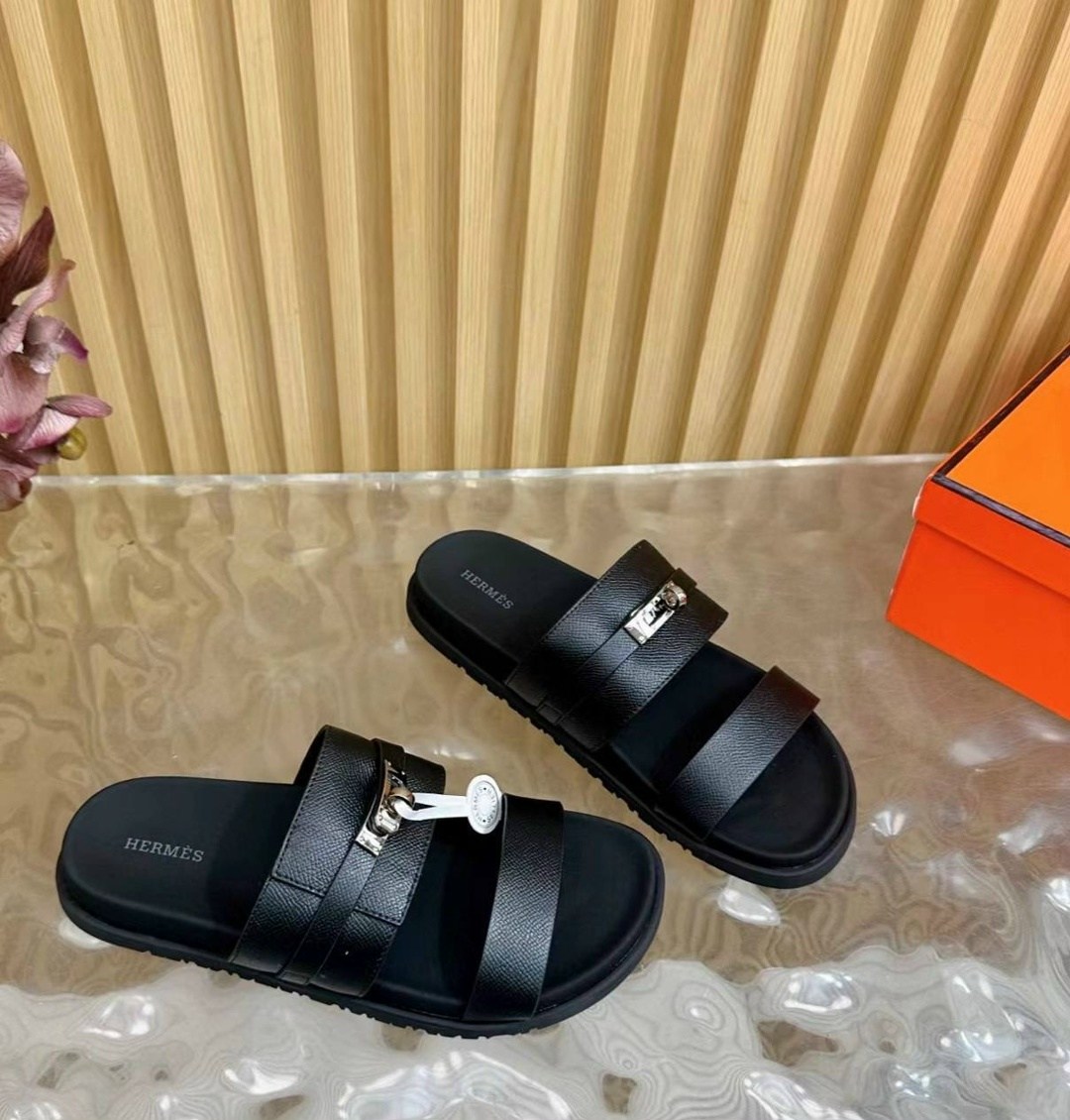 шлепанцы hermes,шлепки эрмес,тапочки хермес мужские,шлепанцы хермес,кожаные шлепанцы