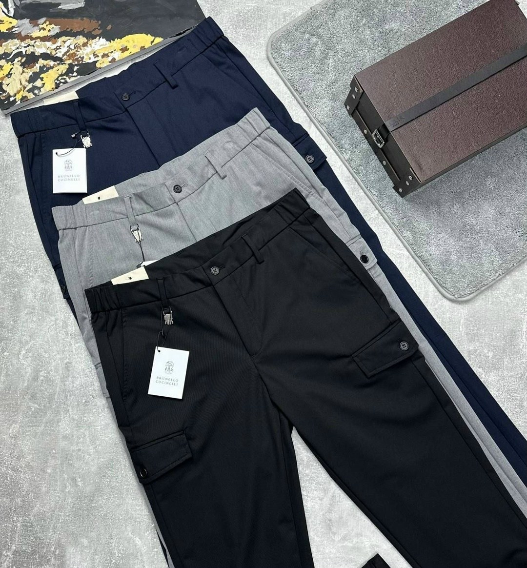 брюки карго brunello cucinelli,брюках карго,мужские брюки,брюки с карманами,брюки мужские карго