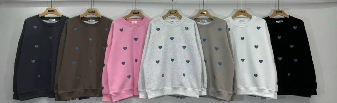 свитшот женская,свитер с сердечками,свитшот с сердечками,свитшот кофта,оверсайз свитшот