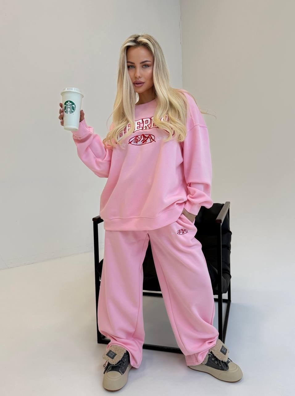 женский спортивный костюм,спортивные костюмы женские на флисе,розовый костюм,костюм спортивный оверсайз,костюм спортивный