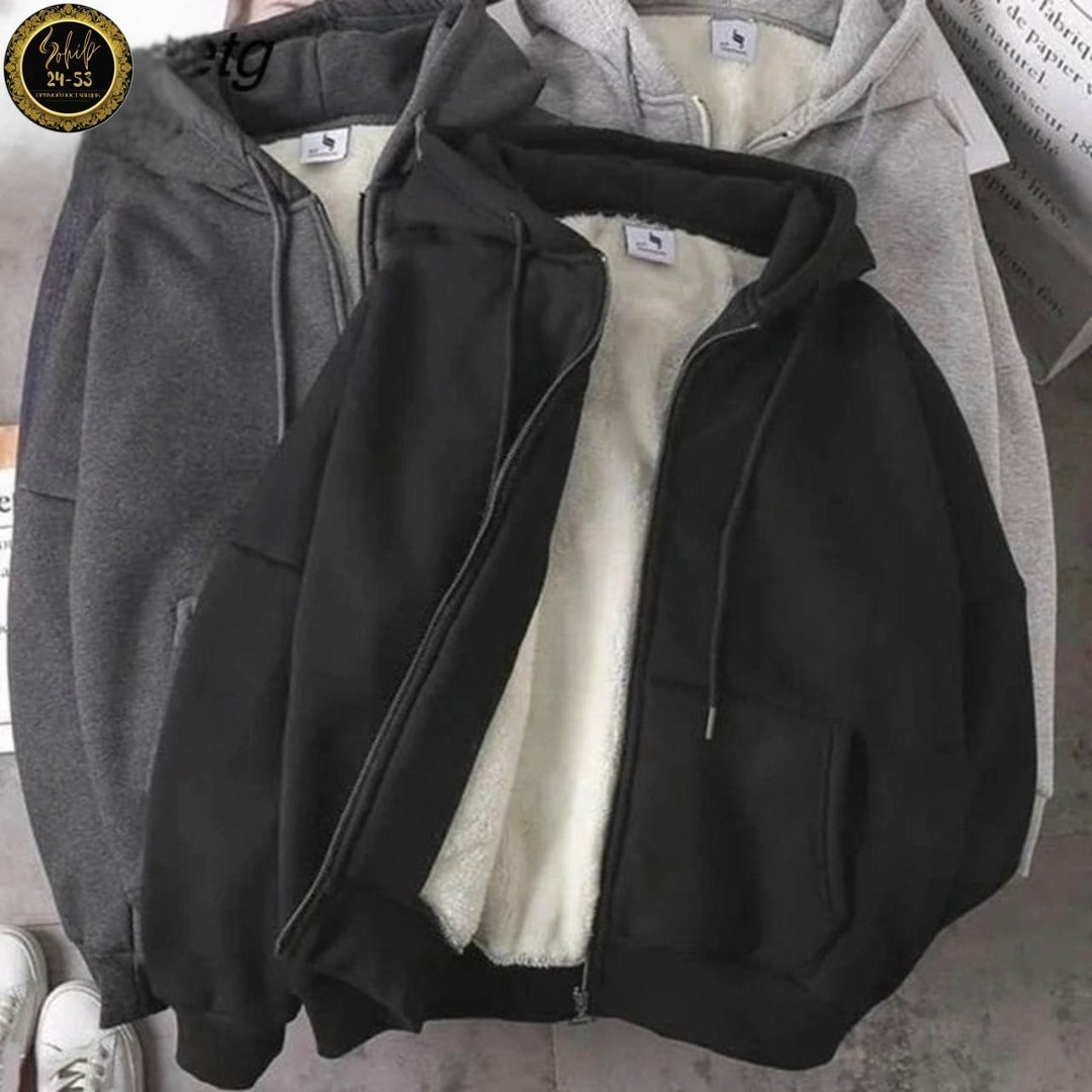 унисекс плюшевая утолщенная толстовка с капюшоном на молнии,толстовка с капюшоном на молнии из плюша,мужская однотонная толстовка с капюшоном и подкладкой,толстовка с капюшоном,толстовка повседневная