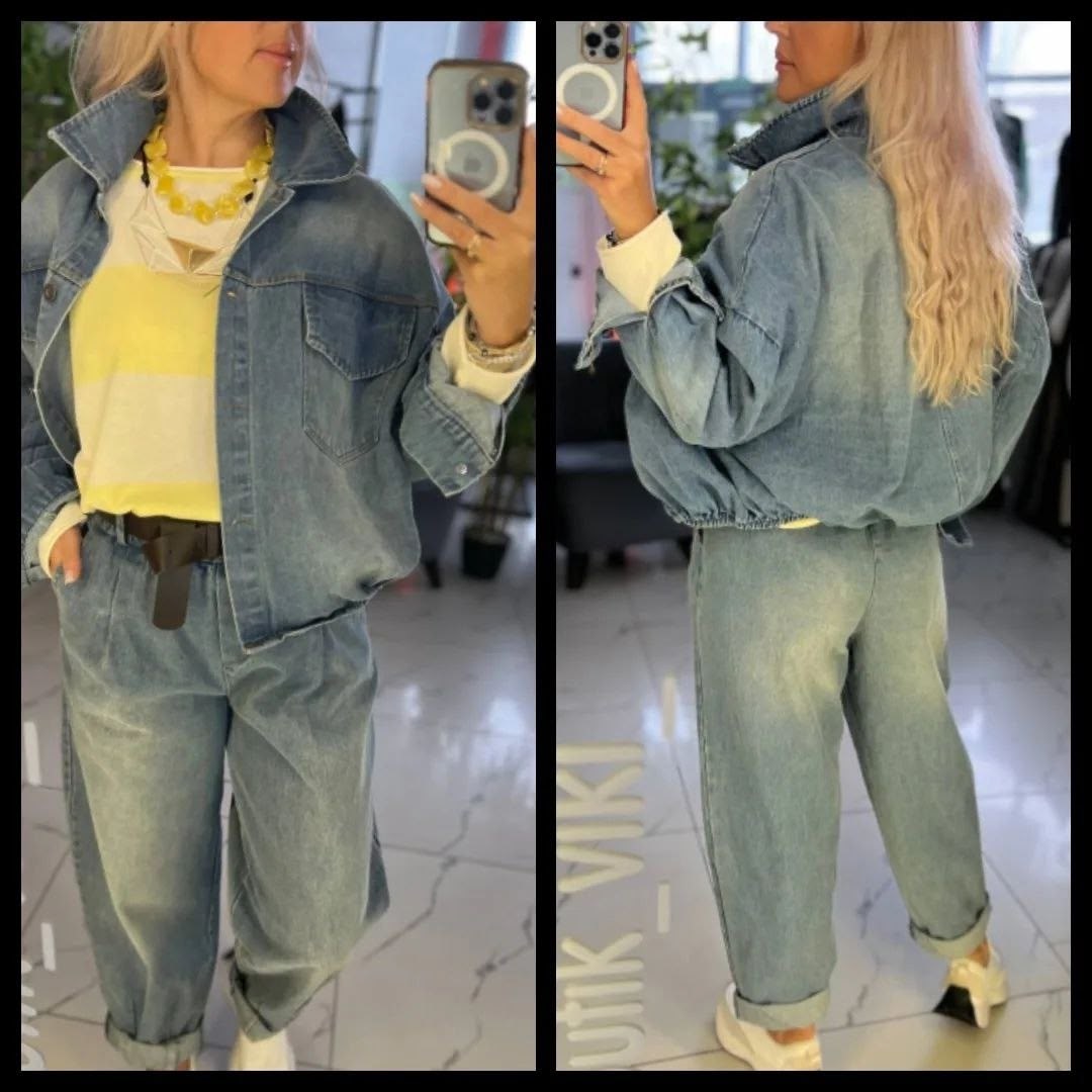 женские джинсовые куртки,джинсовая куртка,джинсовая куртка оверсайз charm_shop,джинсовый костюм,женский костюм джинсовый