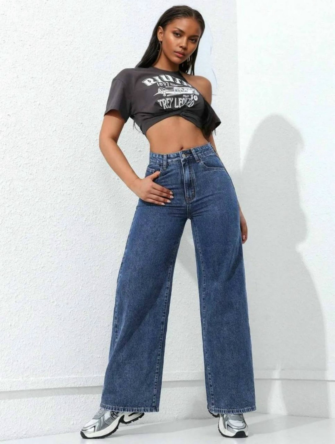 женские джинсы с широкими штанинами,женские широкие джинсы,широкие джинсы,женские свободные джинсы ретро с широкими штанинами,джинсы американка