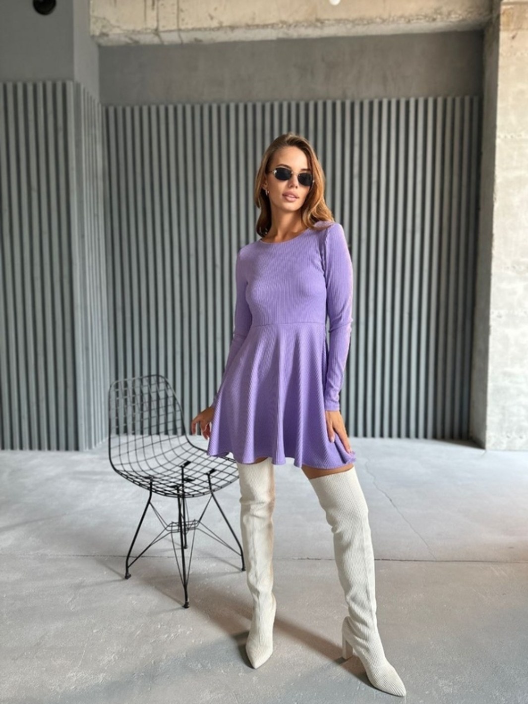 трикотажное платье,платье короткое стильное,платье вязаное,стильное платье,платье лапша