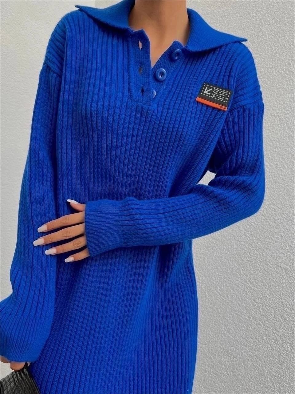платье вязаное,платье женское синее,платье женское теплое вязаное,платье женское,вязаное платье женское
