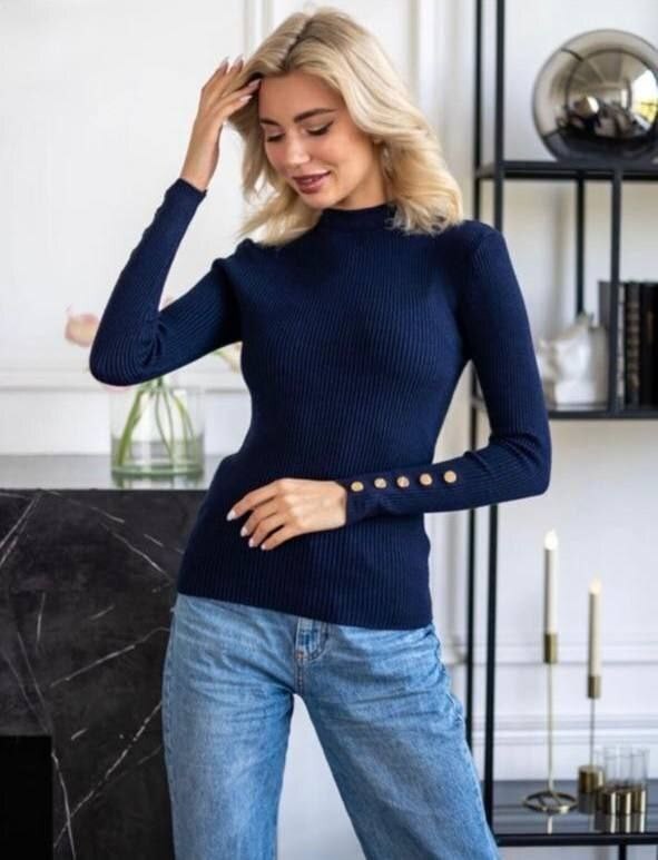 водолазка женская,синяя водолазка,водолазка лапша с горлом и пуговицами fashion boond,водолазка лапша с горлом и пуговицами fashion boond цвет синий,женская водолазка лапша с пуговицами синий