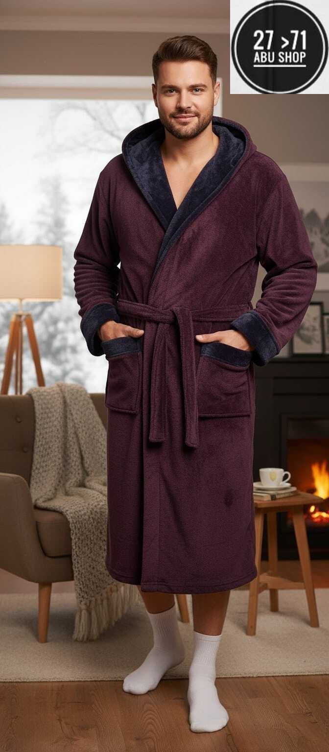 халат для бани мужской,халат с ворсом,махровый халат мужской,халат с капюшоном,мужской махровый халат с капюшоном