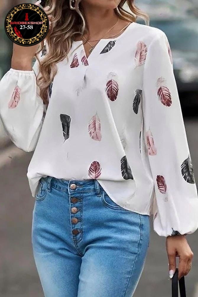 кофточки женские,женская шифоновая блузка с длинными рукавами,модные женские блузки,модная блузка,женская блузка