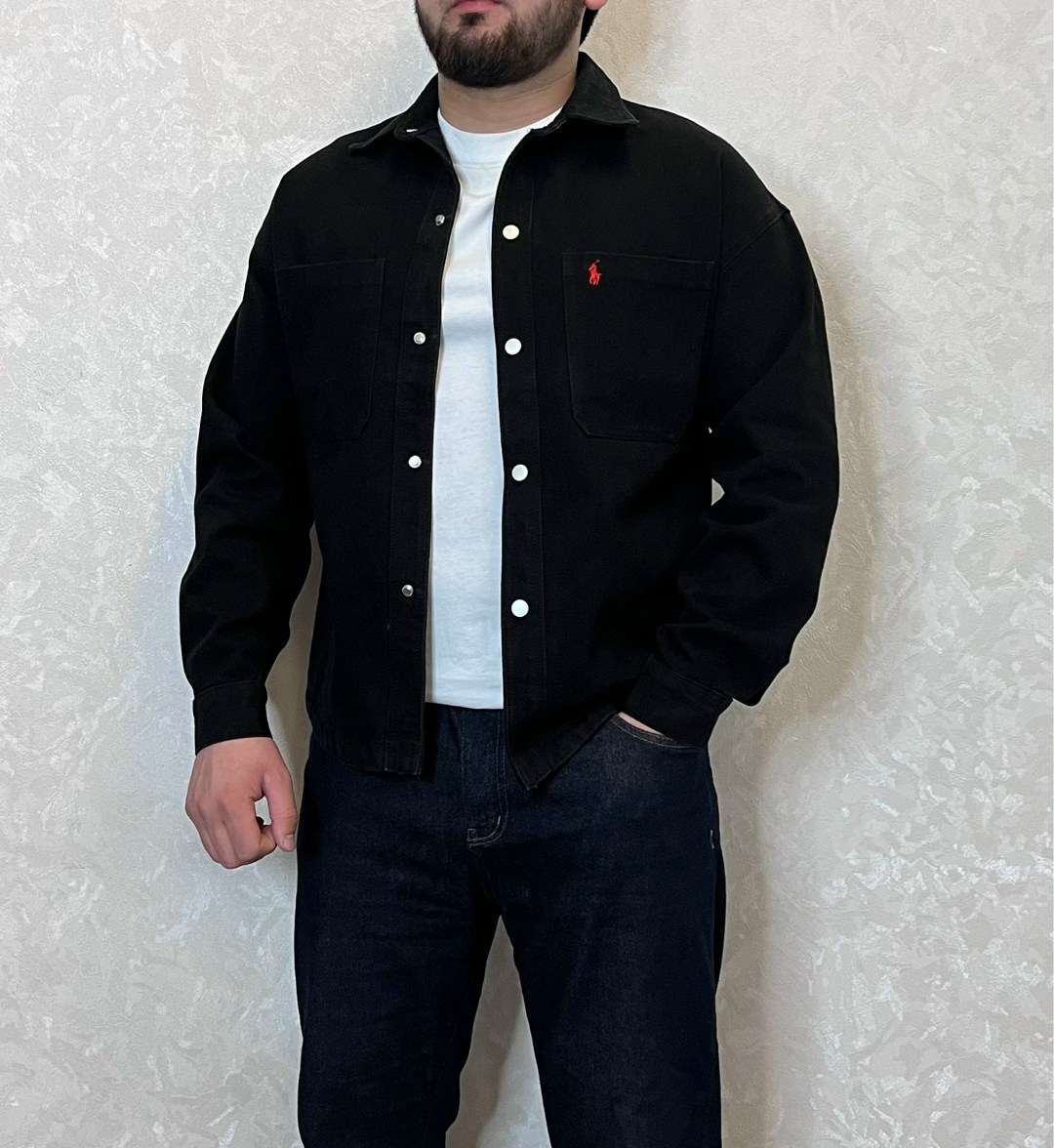 джинсовая куртка мужскaя,джинсовая куртка,джинсовая куртка polo ralph lauren,куртка рубашка,джинсовая куртка рубашка