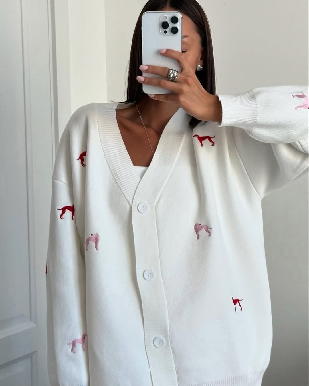 кардиган женский оверсайз с трендовой вышивкой,женский кардиган,кардиган,кардиган оверсайз с трендовой вышивкой,кофта кардиган