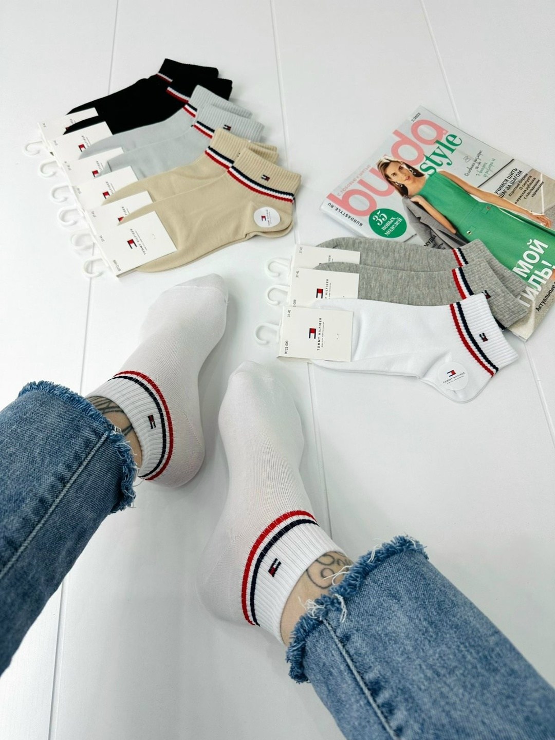 женские носки,брендовые носочки,брендовые носки,носки комплект,носки tommy hilfiger