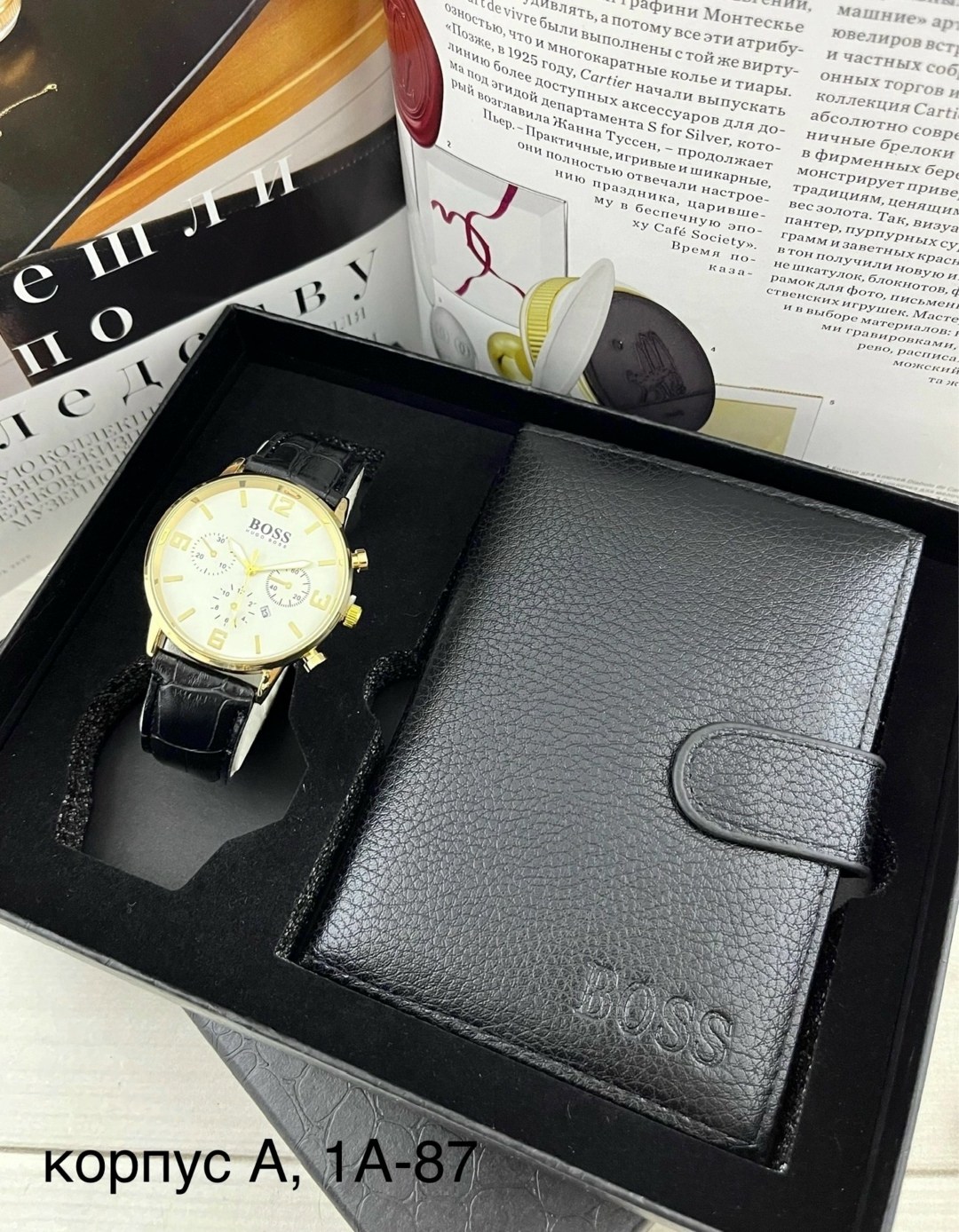 набор для мужчин boss: часы, ремень, кошелёк,подарочный набор босс мужской,набор для мужчин,подарочный набор мужской,подарочный набор boss