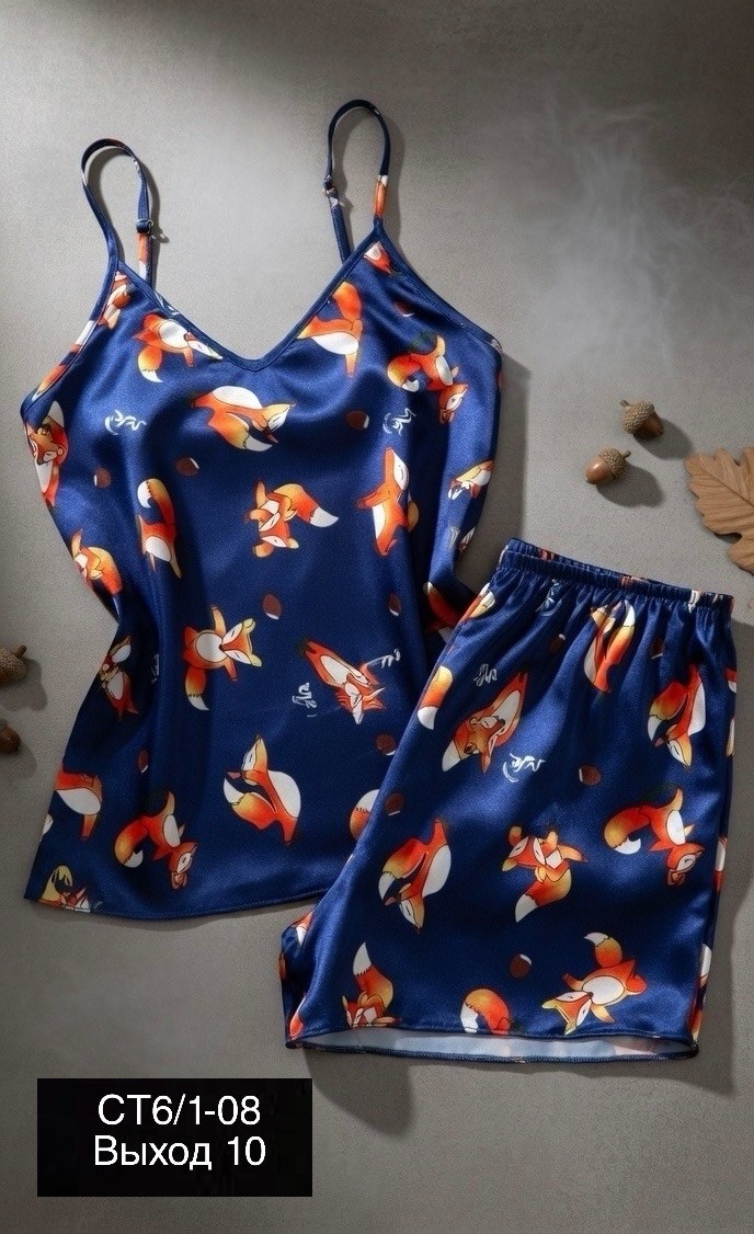 пижама женская атласная с принтом звезд,комплект пижама,шелковая пижама,пижама женская,женские пижамы из полиэстера с принтом звезд