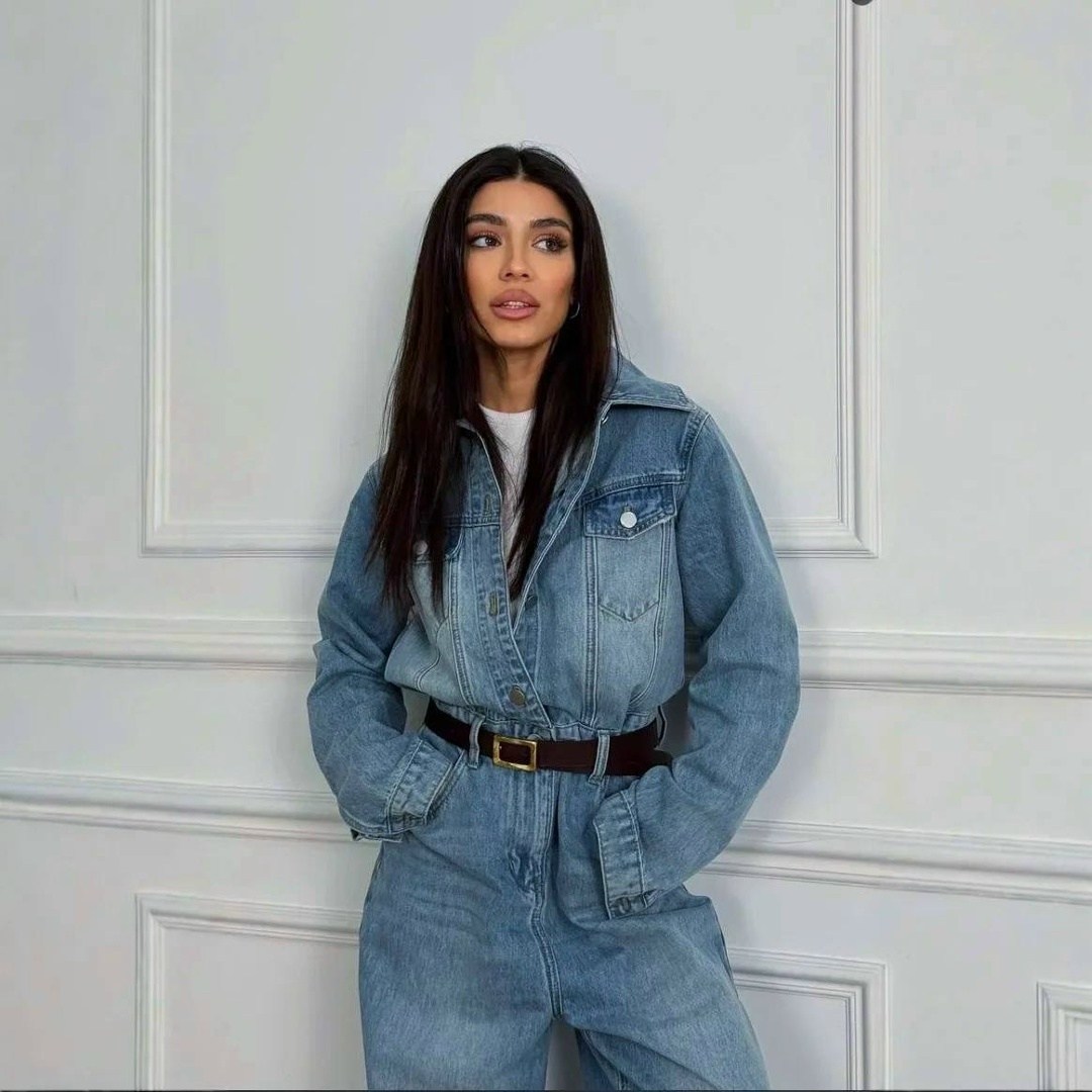 джинсовый комбинезон,джинсовый женский комбинезон,женский повседневный комбинезон в джинсовом стиле,комбинезон джинс,женский комбинезон