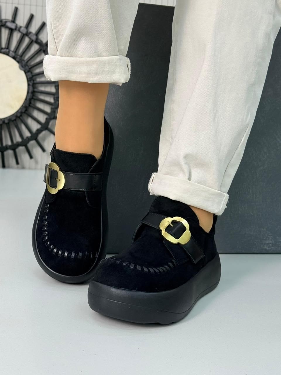 повседневные,туфли на плоской подошве,,женские туфли на плоской подошве, на плоской подошве