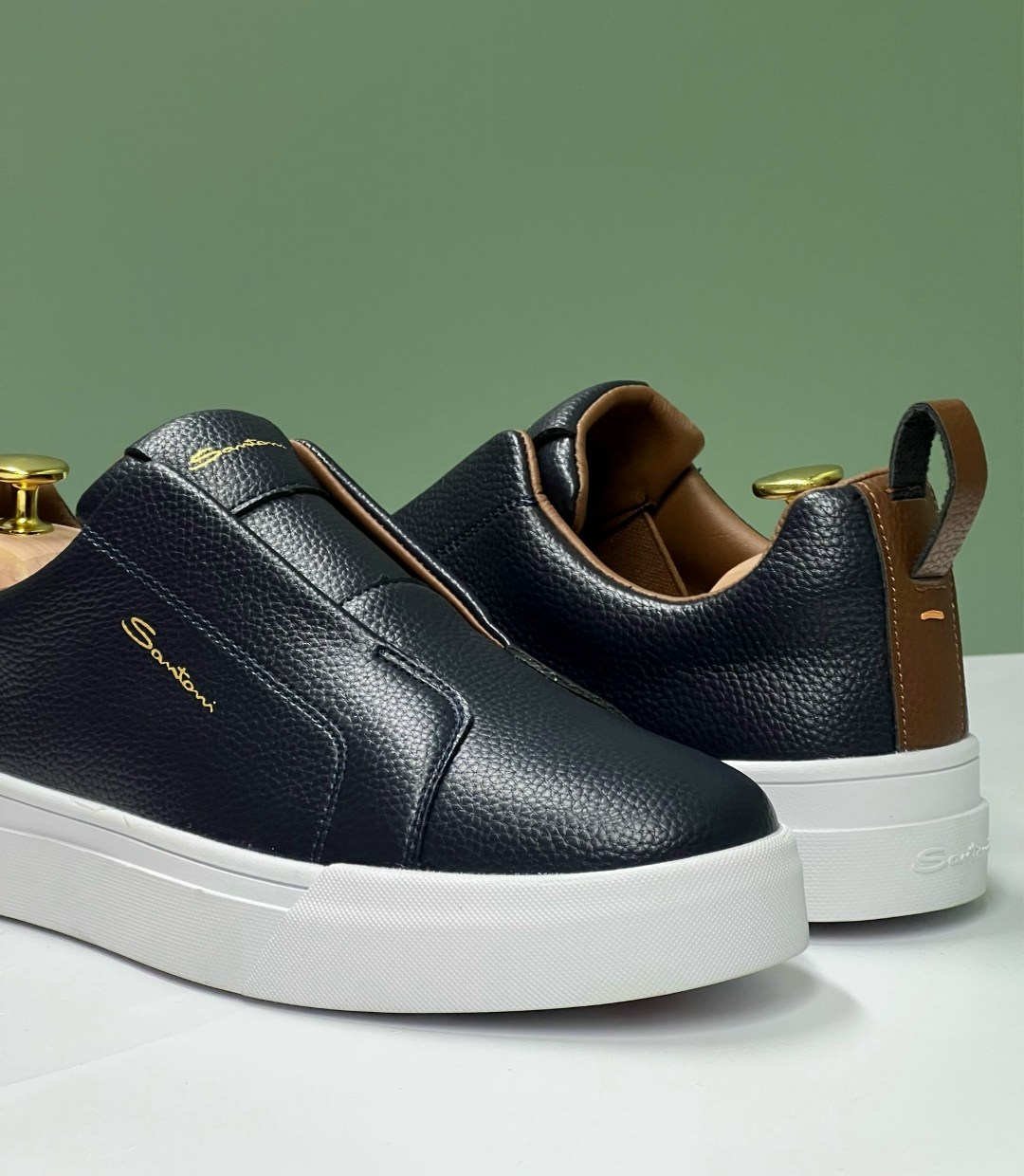 ,слипоны santoni,мужские слипоны,мужская ,слипоны мужские кожаные