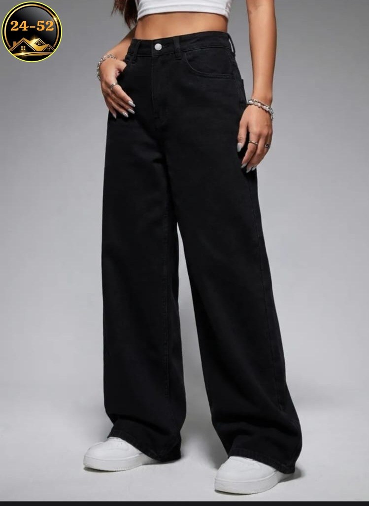 джинсы женские широкие,джинсы черные широкие,джинсы женские,джинсы брюки,джинсы трубы широкие женские