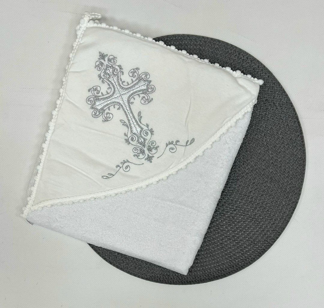 полотенце для крещения,крестильное полотенце,полотенце махровое крестильное,полотенце крестильное хб, х см,полотенце крестильное с вышивкой