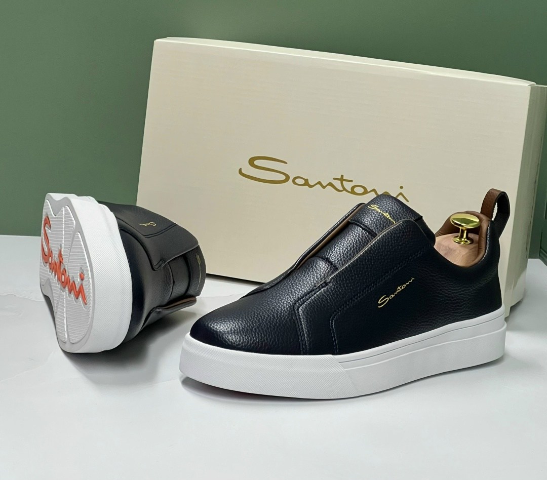 ,мужские слипоны,мужские кеды santoni,слипоны santoni,мужская