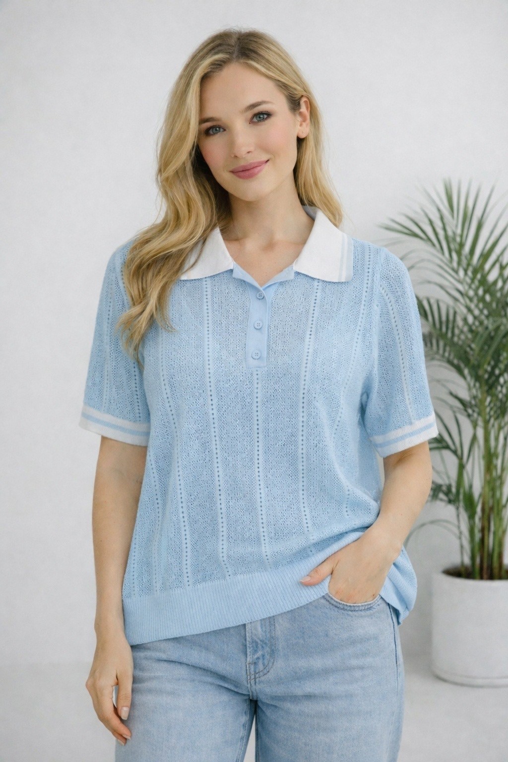 девушка,кофта,поло женский kosheleva коричневый, молочный короткий,поло женский kosheleva коричневый,брюнетка