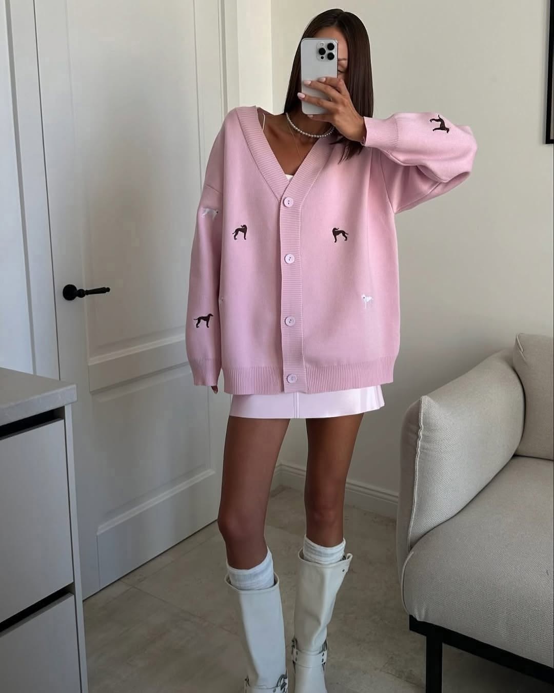 кардиган женский оверсайз с трендовой вышивкой,женский кардиган,кардиган,кардиган оверсайз с трендовой вышивкой,кофта кардиган