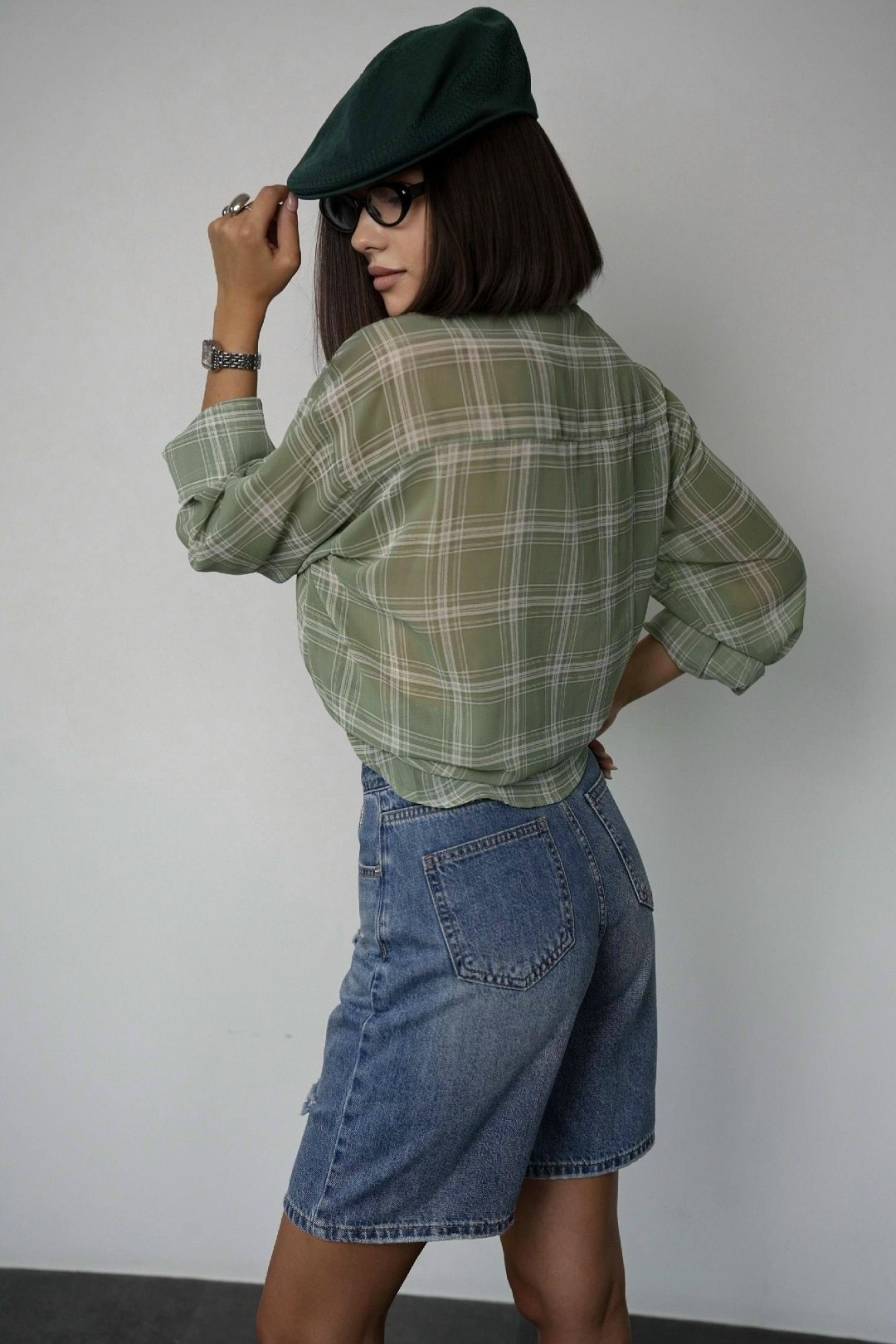 рубашка в клетку оверсайз варенка tatanel,рубашка женская в клетку,рубашка женская в клетку оверсайз,женская рубашка,рубашка женская в клетку pinacolada64