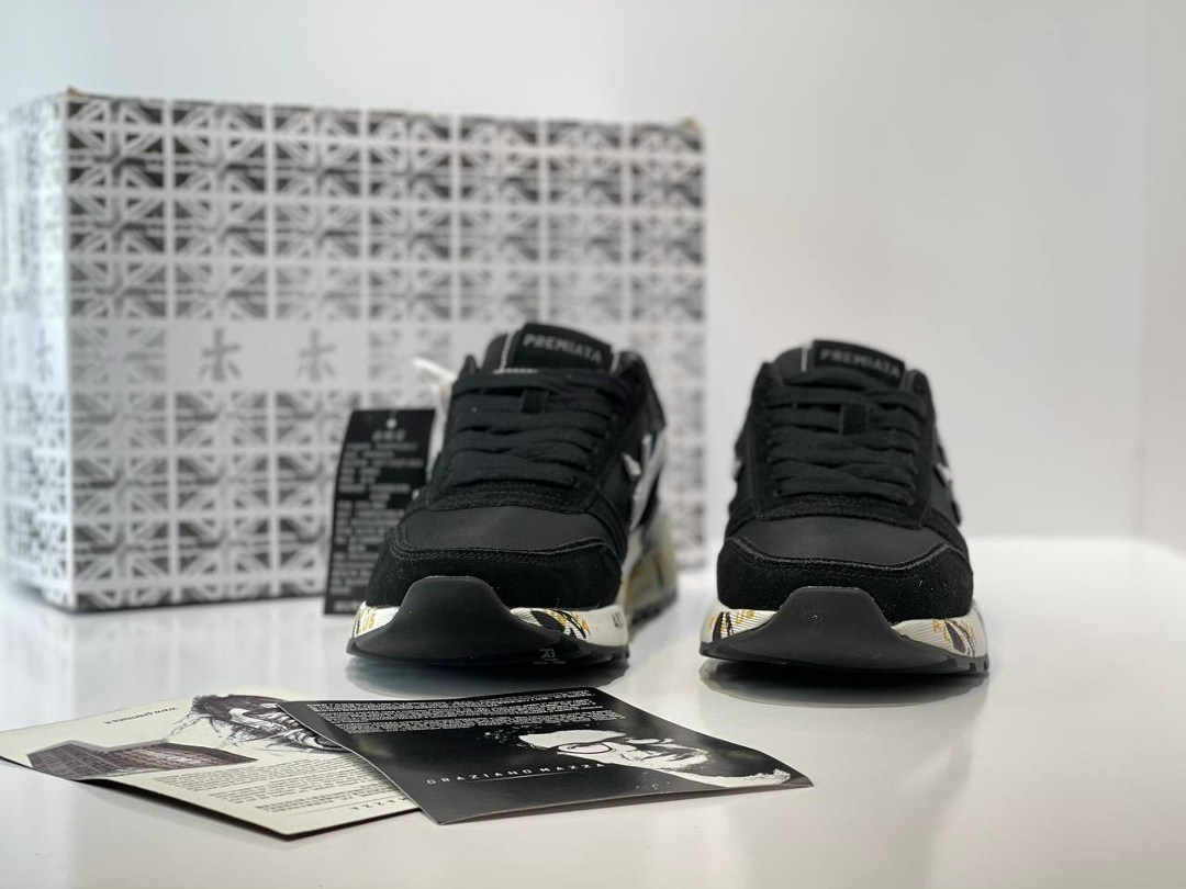 кроссовки premiata mick,мужские кроссовки premiata,кроссовки premiata,кроссовки премиата мик,кроссовки premiata mick 483 комбинированные черные